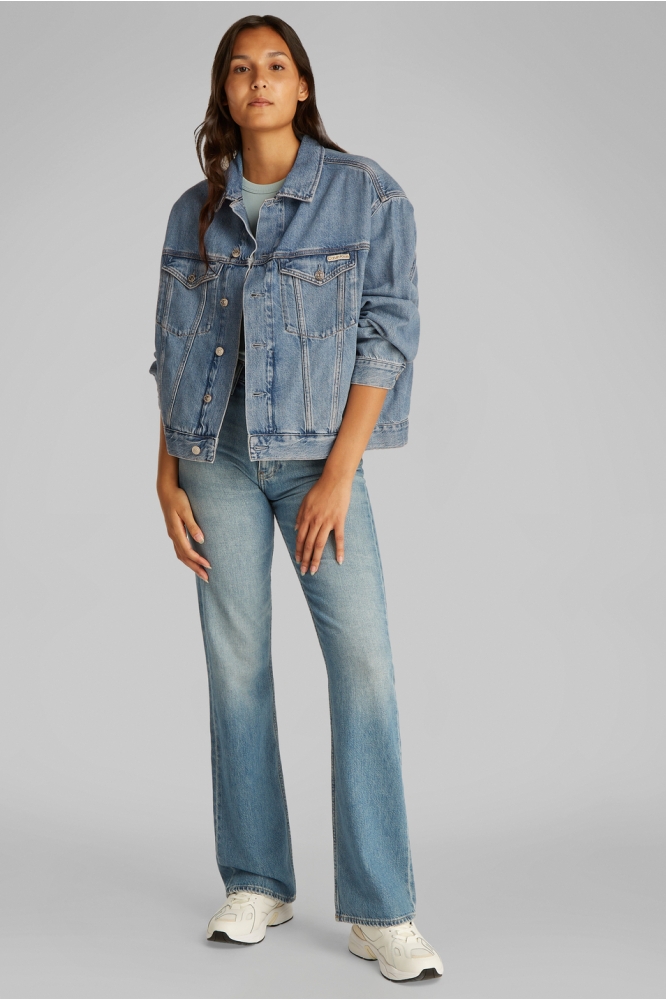 BOXY DENIM JACKET J20J225182 DENIM LIGHT